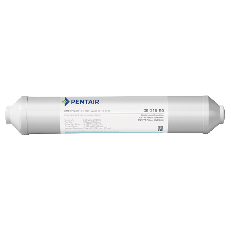 Everpure EV9627-15 GS-215RO-H In-Line Cartridge Post Filter 1 GPM