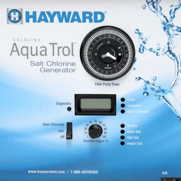 Hayward W3AQ-TROL-RJ AquaTrol Above Ground Salt System, Return Jet Fittings, Standard Cord