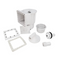 Hayward DynaSkim SP1091LX 1.5" White Skimmer Kit with Fittings