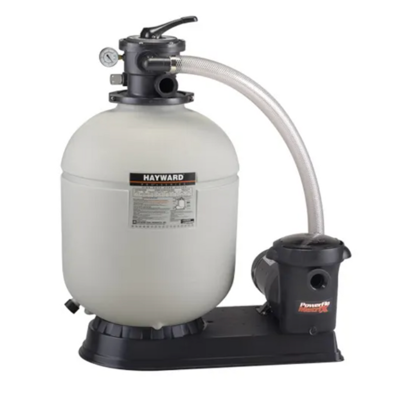 Hayward W3S180T93S Pro Series Top-Mount 18" Sand Filter with 1.5HP Above Ground Pool Pump