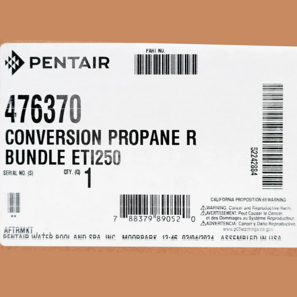 Pentair 476370 ETi 250 Propane Conversion Kit, 0–2,000 ft