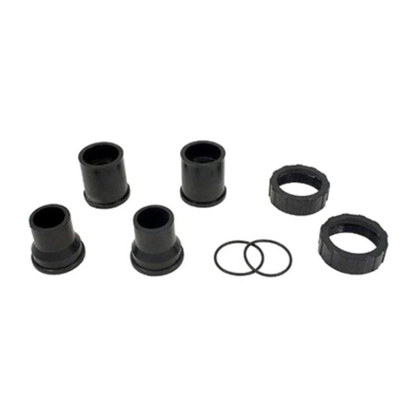 Pentair 1.5" x 2" Black Bulkhead Union Set for Clean & Clear Plus Cartridge Filter 98960311