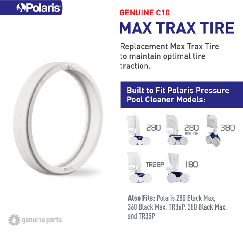 Polaris C10 White Max Trax Tire