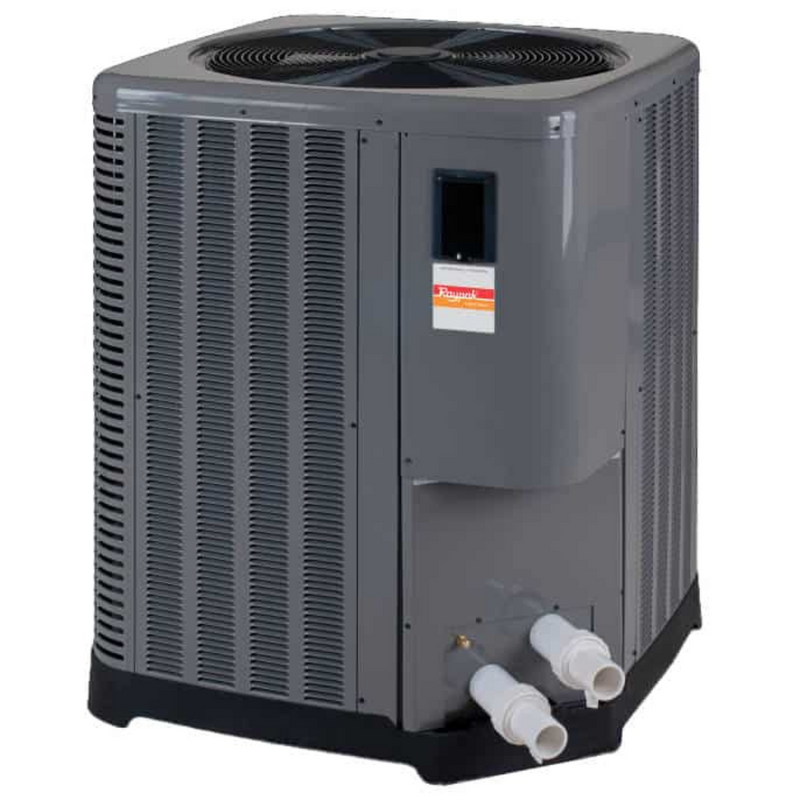 Raypak 140K BTU Digital Classic Heat Pump with Titanium Heat Exchanger, 24K Gal, TWPH-8450EHT08