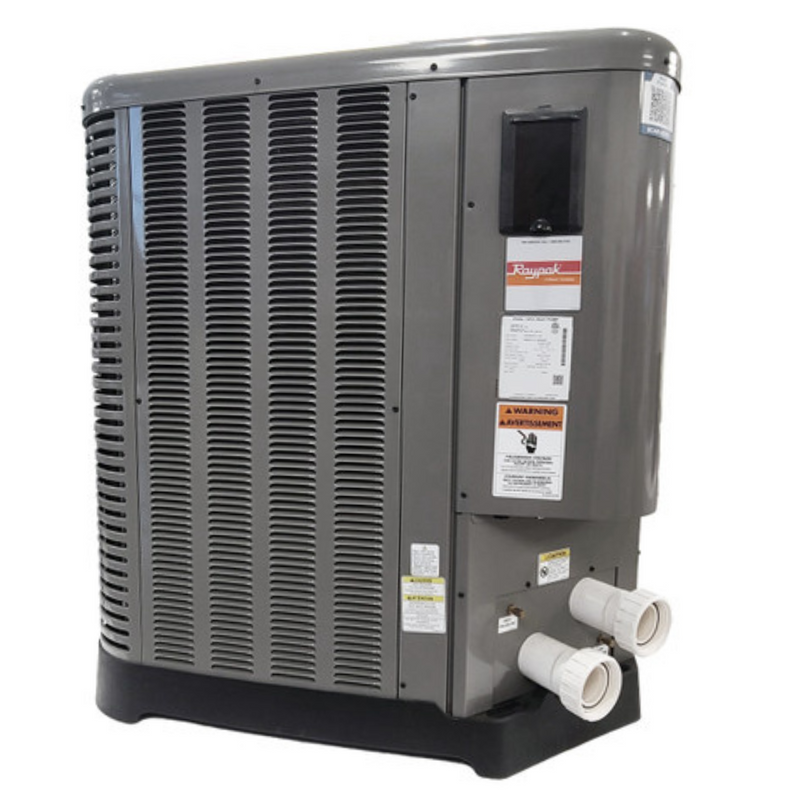 Raypak 119K BTU Digital Classic Heat Pump with Titanium Heat Exchanger, 20K Gal, TWPH-6450EHT08 016015