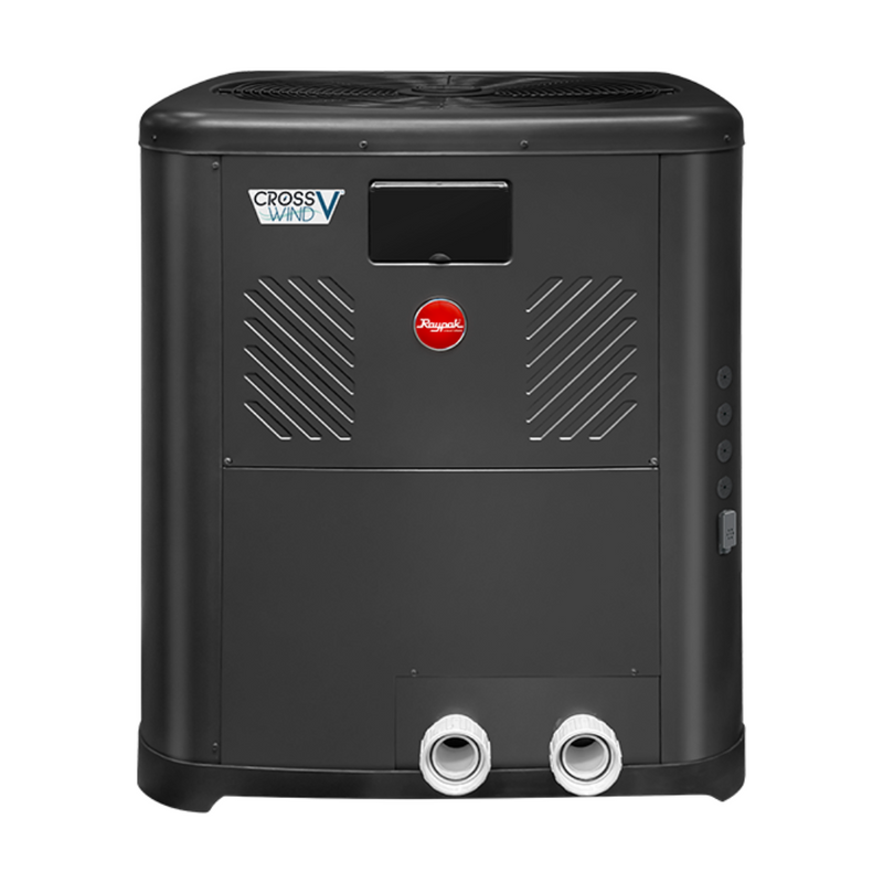 Raypak 85K BTU Crosswind V 4550 Heat Pump Heater, w/Wi-Fi & Titanium Heat Exchanger, TWPH-4550EHT08, 15K gal