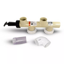 Pentair 2" Push Pull Valve Kit with 7.5" Center PVC Almond 263064